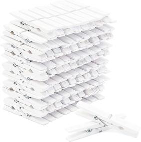 img 4 attached to 👕 Juvale 4-inch White Clothespins, 100 Pack - Ideal for Hanging