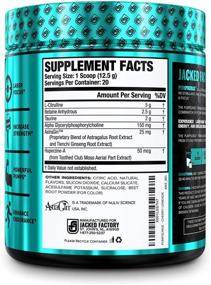 img 3 attached to 🍒 Caffeine Free Pump & Nootropic Pre Workout Supplement - Enhanced Non Stimulant Preworkout Powder & Nitric Oxide Booster - 20 Servings, Cherry Limeade