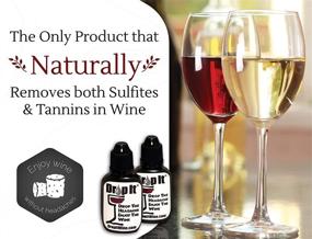 img 3 attached to 🍷 Drop It Wine Drops: The Ultimate Solution to Remove Wine Sulfites and Tannins Naturally - Banish Wine Headaches, Allergies, and Histamines in Just 20 Seconds with this Wine Wand Alternative!