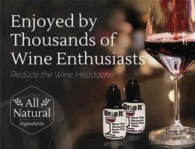 img 2 attached to 🍷 Drop It Wine Drops: The Ultimate Solution to Remove Wine Sulfites and Tannins Naturally - Banish Wine Headaches, Allergies, and Histamines in Just 20 Seconds with this Wine Wand Alternative!