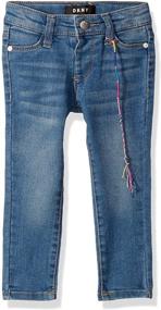 img 2 attached to 👖 DKNY Girls' Denim Legging