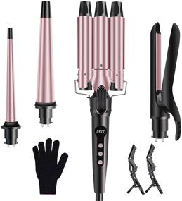 img 4 attached to 1-inch 4-in-1 Curling Iron Set with Wand