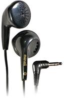 🎧 maxell lightweight extended use anisotropic ferrite magnet driver dynamic sound reproduction stereo ear bud - black (value) logo