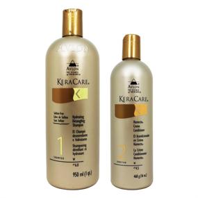 img 1 attached to Avlon KeraCare Sulfate-Free Hydrating Shampoo and Humecto Creme Conditioner, 2-Pack