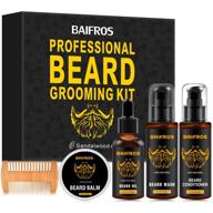 🧔 complete baifros beard grooming kit: beard wash, unscented growth oil & care for men logo