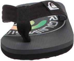 img 3 attached to Quiksilver Molokai Layback Youth Flip Flop Boys' Shoes for Sandals