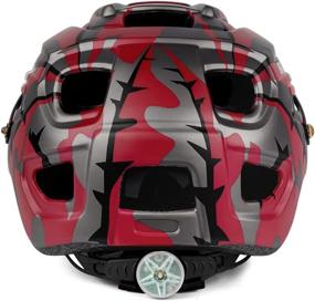 img 2 attached to PTSOC Adult MTB Helmet with Rear Light for Dirt Mountain 🚴 Biking, Road Cycling, Skateboarding, Roller Skating - Safety Certified for Men and Women