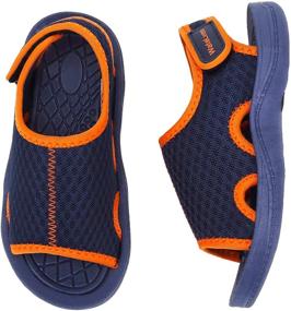 img 4 attached to 👣 Ultimate Kids Sandals: Quick-Dry Open Toe Water Shoes for Beach, Pool & Swim (Toddler/Little Kid)