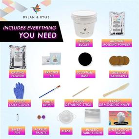 img 3 attached to 🖐️ Create Lasting Memories with our Hand Casting Kit Couples - DIY Plaster Hand Mold Casting Kit, Perfect Wedding, Birthday, or Couple's Gift for Her and Mom!