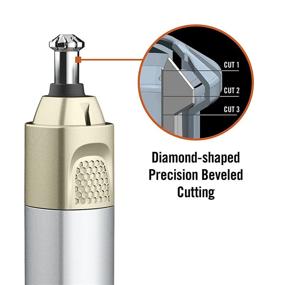 img 2 attached to ConairMAN MetalCraft Powerful Ear and Nose Hair Trimmer with Enhanced Performance