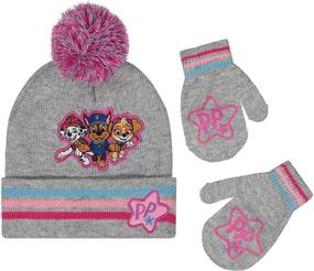 img 4 attached to Stay Warm with Nickelodeon Toddler Patrol Mittens - Cold Weather Girls' Accessories