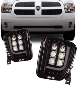 img 4 attached to 🔦 Tecoom LED Fog Light Assemblies for 2013-2017 Dodge Ram 1500 - Pair (Left & Right) - Upgraded with LED Bulbs - 2psc