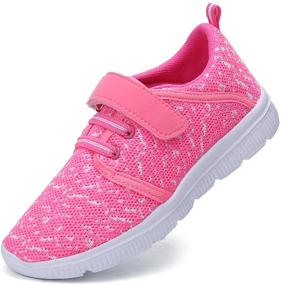 img 2 attached to 👟 KALEIDO Kids Lightweight Breathable Sneakers: Perfect Easy Walk Casual Sport Shoes for Boys and Girls