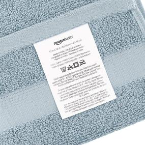 img 2 attached to 🛀 Tile Teal Washcloths - 12-Pack with Dual Performance by Amazon Basics