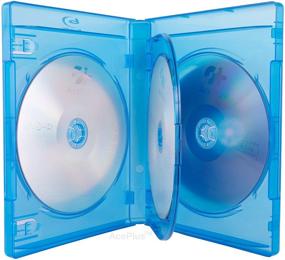 img 1 attached to 📀 Высококачественный AcePlus 20 штук подставка для замены Blu-ray для 3 дисков 22 мм с с трафаретной печатью логотипа - Защитите и демонстрируйте вашу коллекцию!