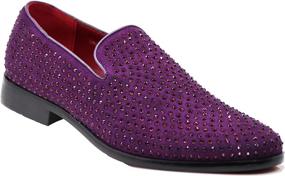 img 4 attached to Vintage Rhinestone Designer Loafers Numeric_9 Men's Shoes and Loafers & Slip-Ons