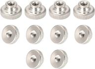 uxcell knurled collar nickel plating hardware for nails, screws & fasteners logo