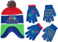 🧤 optimized cold weather boys' accessories: pj masks mitten gloves logo
