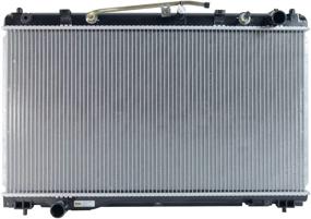 img 4 attached to 🚗 TYC 2435: Premium 1-Row Plastic Aluminum Replacement Radiator for TOYOTA/Lexus Vehicles