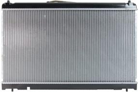 img 3 attached to 🚗 TYC 2435: Premium 1-Row Plastic Aluminum Replacement Radiator for TOYOTA/Lexus Vehicles