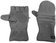 multi fingerless gloves adjustable pocket logo