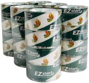 img 1 attached to Duck Brand EZ Start Packing Tape Refills - 4 Rolls, Clear, 1.88 Inch x 54.6 Yard (280068)