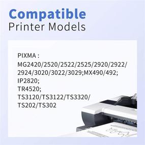 img 2 attached to 🖨️ myCartridge SUPRINT Remanufactured Ink Cartridge Replacement for Canon PG-245XL 245XL CL-246XL 246XL 245 246 - Compatible with Pixma MX492 MX490 MG2522 MG2920 MG2922 MG3022 IP2820 (Black Tri-Color, 2-Pack)