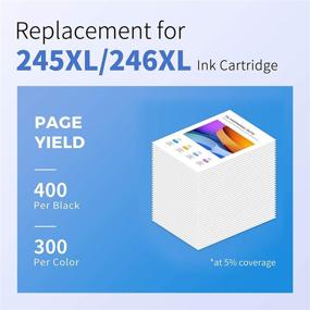 img 1 attached to 🖨️ myCartridge SUPRINT Remanufactured Ink Cartridge Replacement for Canon PG-245XL 245XL CL-246XL 246XL 245 246 - Compatible with Pixma MX492 MX490 MG2522 MG2920 MG2922 MG3022 IP2820 (Black Tri-Color, 2-Pack)