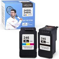 🖨️ mycartridge suprint remanufactured ink cartridge replacement for canon pg-245xl 245xl cl-246xl 246xl 245 246 - compatible with pixma mx492 mx490 mg2522 mg2920 mg2922 mg3022 ip2820 (black tri-color, 2-pack) logo