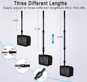 img 1 attached to ACEONE Fish Tank Cleaning Tools: 6 in 1 Aquarium Clean Kit with Adjustable Telescopic Handle - Ensure Crystal Clear Waters!