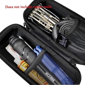 img 2 attached to COTEetCI Bike Tool Bag: Premium PU Leather Repair Pouch for Easy Bicycle Storage and Maintenance, Fits Water Bottle Cage