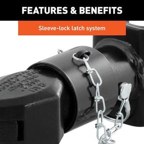 img 1 attached to 🚚 CURT 25319: Adjustable Trailer Coupler with 2-Inch Hitch Ball - 7,000 lbs Capacity