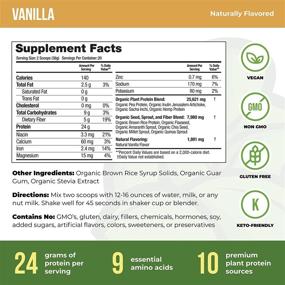 img 3 attached to USDA Organic Vegan Protein Powder