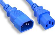 💡 micro connectors m05-113eulbl computer/monitor power extension cord c13 to c14 10 amp 6ft - blue: enhance your device's power reach логотип