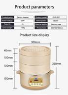 🍚 multifunctional electric bamboo steamer: large capacity, timer, rice cooker, 3-level steamer for meat, dumplings, fish, vegetables логотип