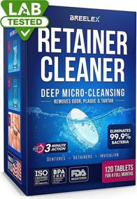 img 4 attached to 🦷 Denture Cleaning Tablets: Ultimate Retainer Cleaner for Aligner, Mouth, and Night Guard - 120 Pack, 4 Month Supply - Effective Dental Cleanser for Nightguards & Mouthguards - Freshens in 3 Minutes - Eliminates Odor & Plaque