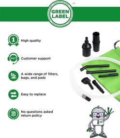 img 3 attached to Enhance Your Shark Vacuum's Cleaning Power 🦈 with our Green Label Micro Vacuum Accessory Kit!