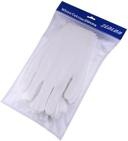 img 2 attached to 🧤 Stretchable Zealor Inspection Gloves - Enhanced White