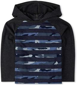 img 1 attached to 👕 Boys' Fashion Hoodies & Sweatshirts: Children's Place Sleeve Hooded Shirt - Perfect Style for your Little Ones!