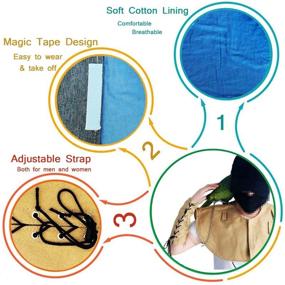 img 2 attached to 🐦 Bonaweite Parrot Anti-Scratch Shoulder & Arm Protector, Anti-bite Diaper Shawl with Shoulder Pad, Protective Anti-grab Arm Guard for Macaws, African Budgies, Parakeets, Agapornis Fischeri, Cockatiels, and Lovebirds