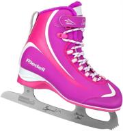 ⛸️ riedell skates - 615 soar jr - beginner figure ice skates for youth - soft & comfortable logo