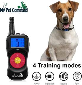 img 3 attached to 🐶 Advanced 4-in-1 Citronella Dog Training Collar with Remote - Safe & Effective, 2600 FT Range, Waterproof, Rechargeable - Includes Spray, Vibrate, Tone, Night Light Functions - Add up to 3 Collars!