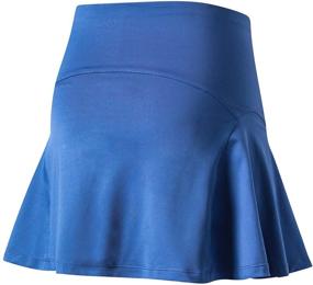 img 3 attached to 👗 Comfortable and Stylish EZ-Joyce Big Girl's High Waist Tennis Skort - Women's Pleated Running Golf Skirt with Shorts (Sizes 8-20)