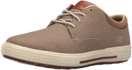 👞 skechers porter zevelo oxford men's shoes in khaki - enhancing your style logo