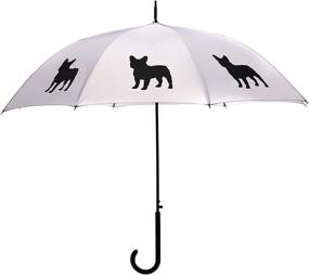 img 3 attached to 🐶 Stay Stylish in the Rain with the French Bulldog Rain Umbrella Francisco