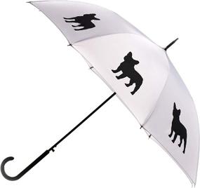 img 2 attached to 🐶 Stay Stylish in the Rain with the French Bulldog Rain Umbrella Francisco