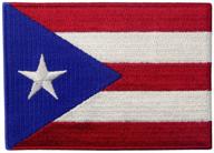 puerto embroidered national emblem rican logo