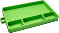 🛠️ gripty premium silicone tool tray: flexible, multi-purpose mat for easy organization and cleanup (medium-original green) logo