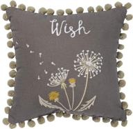 primitives kathy embroidered dandelions cushion logo