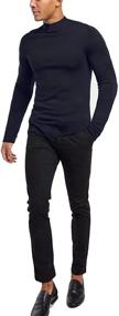 img 2 attached to Stylish KINGBEGA Turtleneck Pullover Sweaters for Men | Perfect T-Shirts & Tanks Clothing